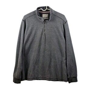 Flag & Anthem Mens XXL Dark Grey 1/4 Zip Pullover